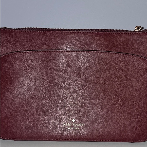 Kate Spade Burgundy Crossbody Bag - Picture 2 of 9